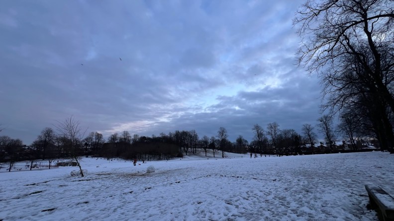 Did those feet in ancient time skate upon England’s lakes and rivers white?